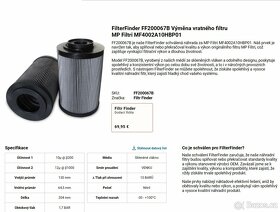 FILTRAČNÍ VLOŽKA PRO HYDRAULICKÝ AGREGÁT - 5