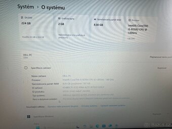 Hezký,rychlý a nepoužívaný Dell Vostro 15 (3578) ,i5-8250U,8 - 5