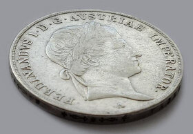 Ferdinand V., půltolar (zlatník) 1836 A,originál,vzácný typ - 5