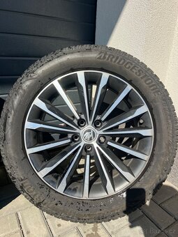 alu kola Škoda Kodiaq Triniti zimní pneu Bridgestone 235/55 - 5