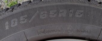 Plechové disky a poklice KIA + zimní pneu SAVA - 5