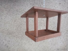 Krmítko, EKO nátěr, masivní dřevo, 100% ruční práce - 5