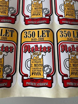 etiketa pivní etiketa nektar strakonice stará etiketa arch - 5