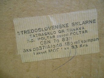 Sada broušených skleniček - 5