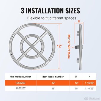 Nerezový hořák do ohniště. - 5