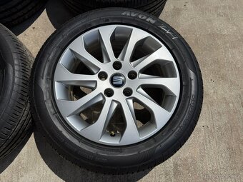 Sada alu kol SEAT Leon R16 5F0601025A letní pneu 205/55/16 - 5