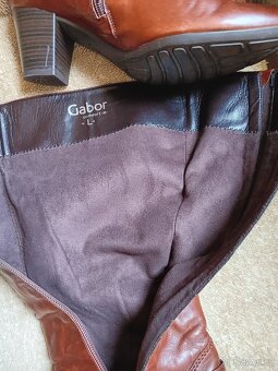 Kožené kozačky Gabor - 5