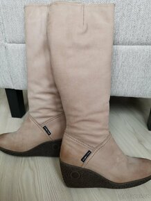 Dámské kožené kozačky - 5