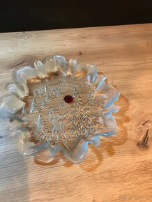 Skleněný Vánoční talíř - 5