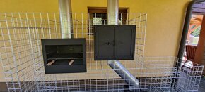 Udírna,gril pro vsazeni do gabionu. - 5