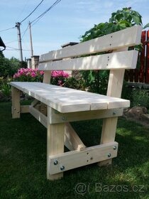 Zahradní stůl a lavice - 5
