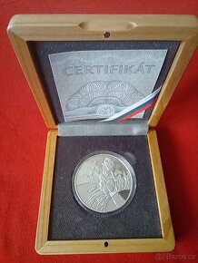 Střibrna medaile - 30 výroči vzniku Slovenská/400ks - 5