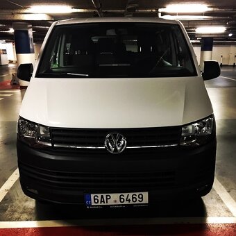 Pronájem dodávky VW Transporter T6 Long 9 míst - Bílá 2.0 TD - 5