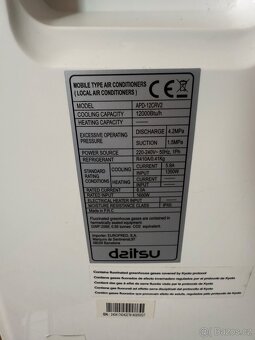Mobilní klimatizace Daitsu APD-12CRV2 – 12 000 BTU - 5