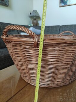 Velký proutěný koš (na miminko) - 5