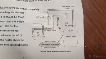 elektrický bojler 6,8L - 5