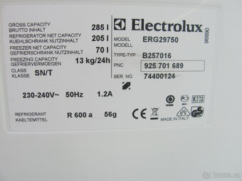VESTAVNÁ CHLADNIČKA S MRAZNIČKOU ELECTROLUX - A++ - 178cm - 5
