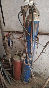 Prodám autogen souprava + lahve - 5