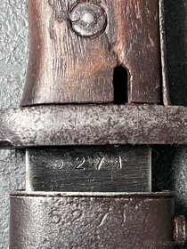 Německý bodák Mauser K98 44 fnj Sčíslovaný. - 5