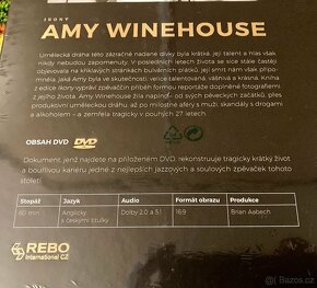 Amy Winehouse - G. Michael - Prince - NOVÉ - DVD + kniha - 5