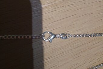 Nový dámský stříbrný řetízek na krk náhrdelník 45 cm 925 - 5