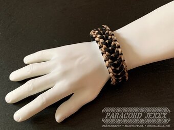 PARACORD náramek (19 cm) Desert Camo - black - 5