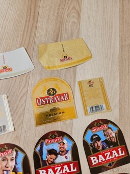Historické pivní etikety nové bazal ostravar - 5