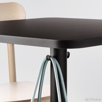 Nová Ikea STENSELE - stolní deska, antracit, 70x70 cm - 5