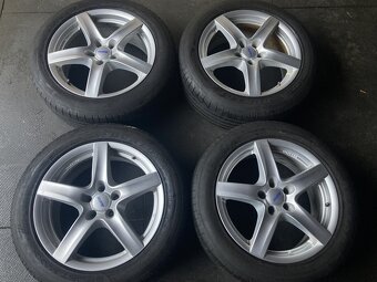 Alu kola ALUTEC 18" 5x108 letní DUNLOP 225/55R18 - 5