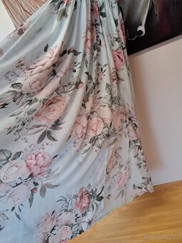Společenské šaty vel.36 s rozparkem - 5