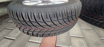 Hliniková kola 4 kusy 16" Úplně nové zimní pneu 215 60 16 - 5