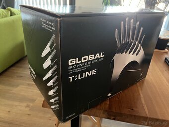 Set nožů GLOBAL plus držák T-LINE - 5
