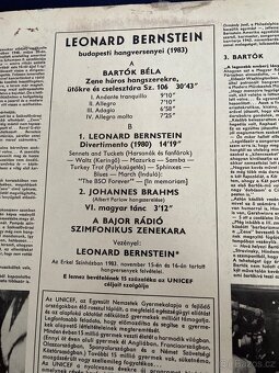 LP Bernstein rok 1983  Budapešť - 5