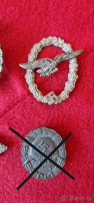 5x Bojový odznak Třetí říše. Wehrmacht, Luftwaffe, NSDAP, NS - 5