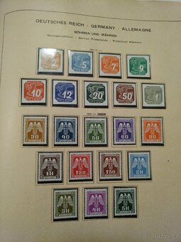 Postovni znamky z roku 1939, 40,41, 42,43. - 5