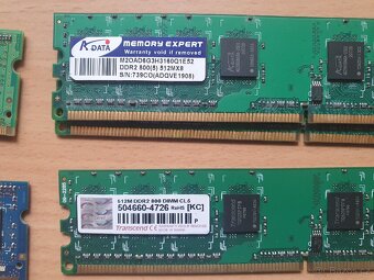RAM DDR3, DDR2, DDR1 - 5