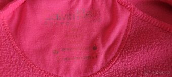 Dámská neon růžová mikina Calvin Klein vel. L - 5