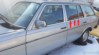 Mercedes W123 spony sametky vnější - 5