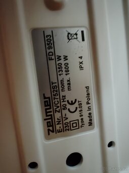 Vysavač Zelmer Aquawelt 1600w - 5
