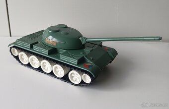 Plechový Tank na baterii, ites, stará hračka - 5