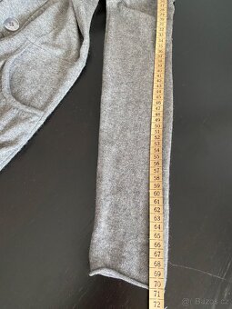 Dlouhý kašmírový svetr kardigan 100% kašmír - 5