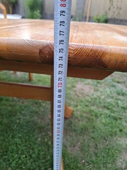 Dřevěný rozkladaci stůl, 6x židle - 5