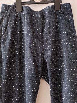 2) kostým dámský modrý s tečkami NOVÝ - 5