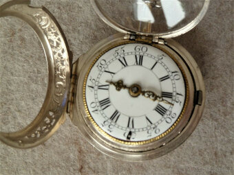 Kapesní hodinky Verge s opakovačem, Beringer Salzburg, stříb - 5