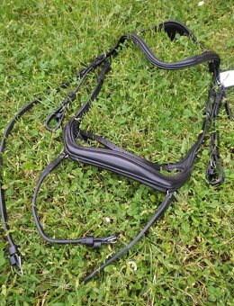 Uzdečka  kentaur anatomická, full, černá - 5