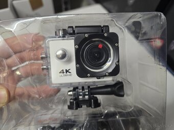 Outdoorová sportovní kamera 4K + bohaté příslušenství nová - 5