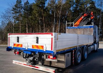 Volvo FM 460 - 6x2 - Valník + HR-PALFINGER PK 42002 + JIB – - 5