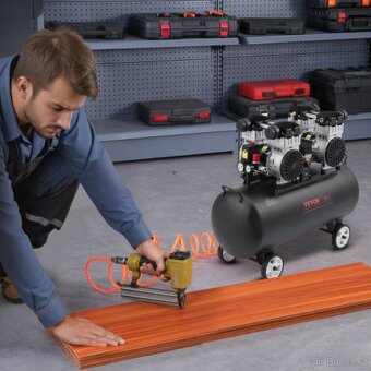 Bezolejový vzduchový kompresor 20 galonů, 90 PSI - 5