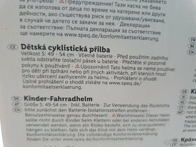 nová dětská cyklistická helma - 5