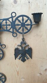 Ozdobný mosazný závěsný svícen - 5